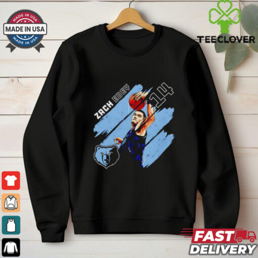 Zach Edey #14 Memphis Grizzlies Basketball stripes shirt