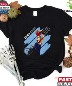 Zach Edey #14 Memphis Grizzlies Basketball stripes shirt