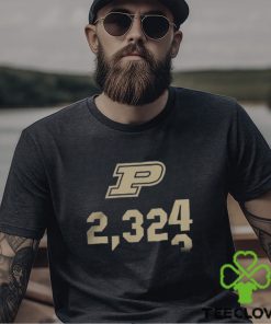 Zach Edey Just Tall 15 Purdue All Time Leading Scorer Ticker 2324 Tees shirt