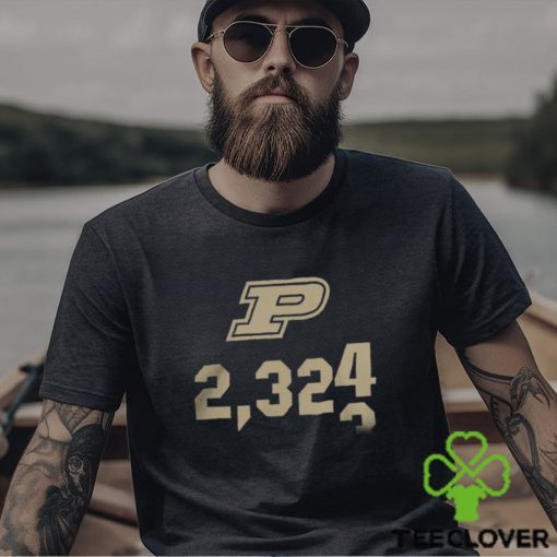Zach Edey Just Tall 15 Purdue All Time Leading Scorer Ticker 2324 Tees shirt