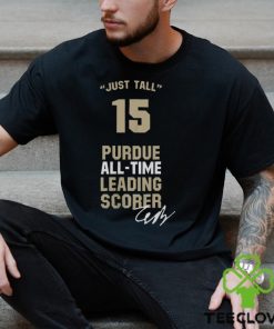 Zach Edey Just Tall 15 Purdue All Time Leading Scorer Ticker 2324 shirt