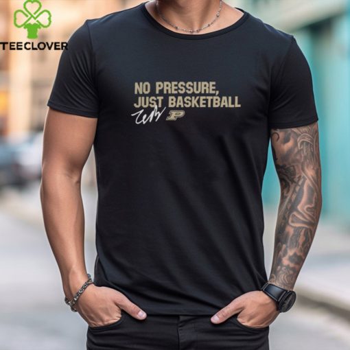 Zach Edey No Pressure Just Basketball Tee hoodie, sweater, longsleeve, shirt v-neck, t-shirt