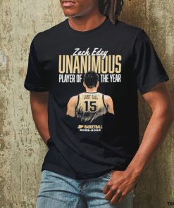 Zach Edey Player Of The Year Tee Shirt