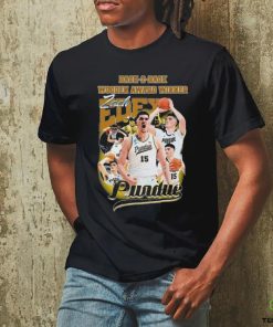 Zach Edey Purdue Basketball Back 2 Back Wooden Award Winner Shirt