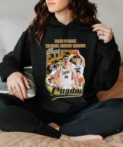 Zach Edey Purdue Basketball Back 2 Back Wooden Award Winner Shirt