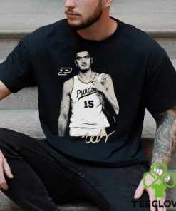 Zach Edey Purdue Boilermakers basketball signature potrait shirt