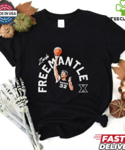 Zach Freemantle Big East Conference Xavier Musketeers Shirt featuring a bold design celebrating Zach Freemantle's contribution to the Xavier Musketeers and their success in the Big East Conference.