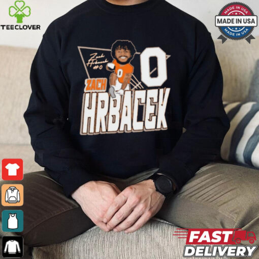 Zach Hrbacek 0 NCAA Sam Houston Bearkats football Caricature Signature t shirt