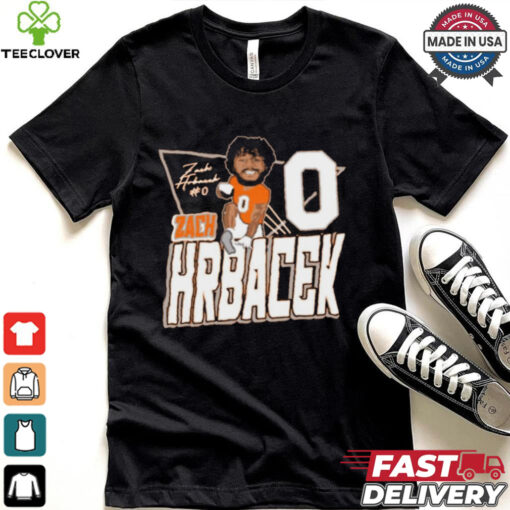 Zach Hrbacek 0 NCAA Sam Houston Bearkats football Caricature Signature t shirt