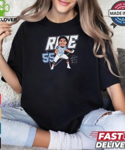 Zach Rice North Carolina Tar Heels football #55 Signature Caricature t shirt