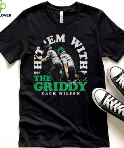 Zach Wilson New York Jets Hit ‘Em With The Griddy Signature Shirt