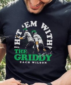 Zach Wilson New York Jets Hit ‘Em With The Griddy Signature Shirt