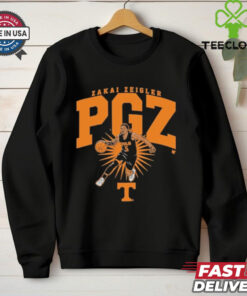 Zakai Zeigler PGZ Tennessee Volunteers Basketball T shirts