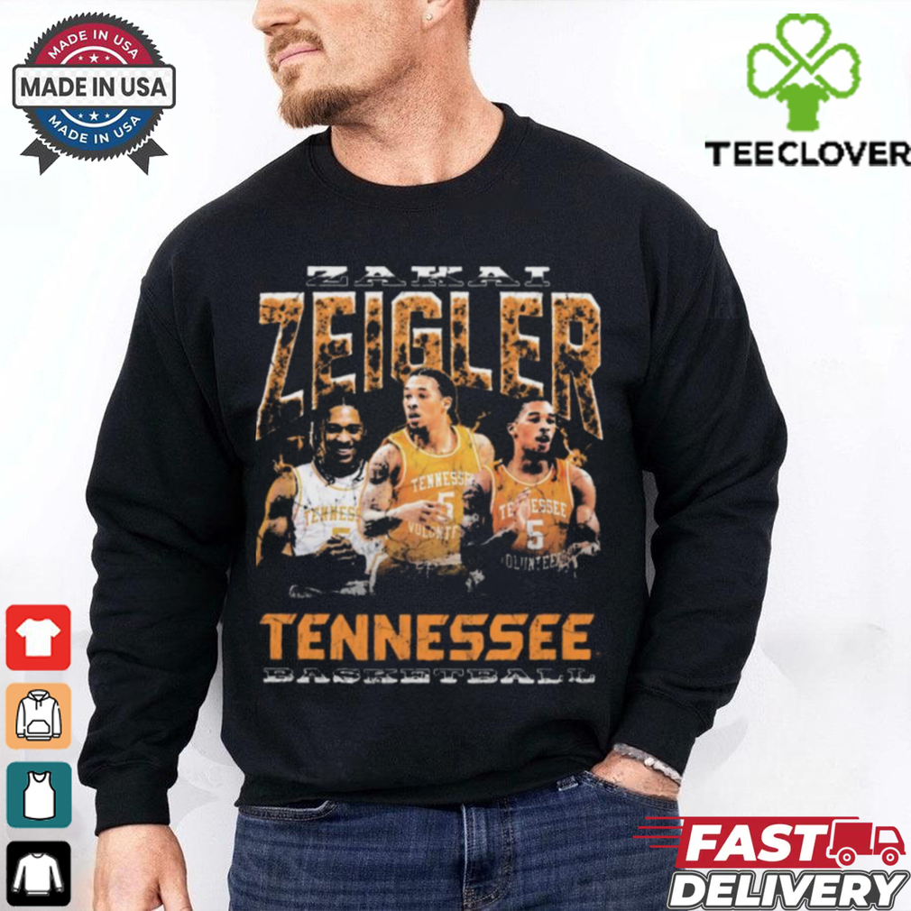 Zakai Zeigler Tennessee Volunteers Basketball 90s Graphic NCAA 2024 t shirt Zakai Zeigler Tennessee Volunteers Basketball 90s Graphic NCAA 2024 t shirt