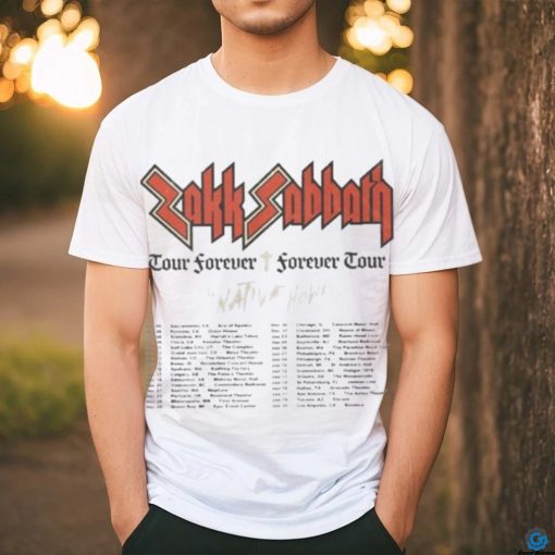 Zakk Sabbath Tour Forever Forever Tour 2024 shirt