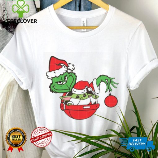 Grinch With Baby Yoda Christmas T Shirt