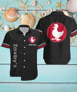 Zaxby’s Custom Name Famous New Aloha Hawaiian Beach Shirt For Summer Tropical Summer
