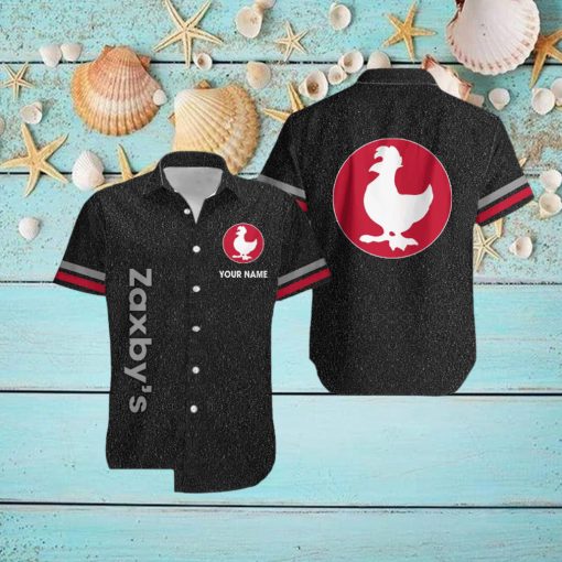 Zaxby’s Custom Name Famous New Aloha Hawaiian Beach Shirt For Summer Tropical Summer