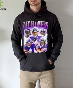 Zay Flowers Baltimore Ravens graphic 2024 shirt 2 Zay Flowers Baltimore Ravens graphic 2024 shirt