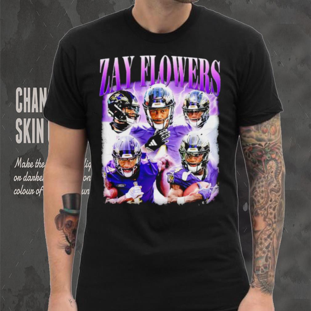 Zay Flowers Baltimore Ravens graphic 2024 shirt Zay Flowers Baltimore Ravens graphic 2024 shirt