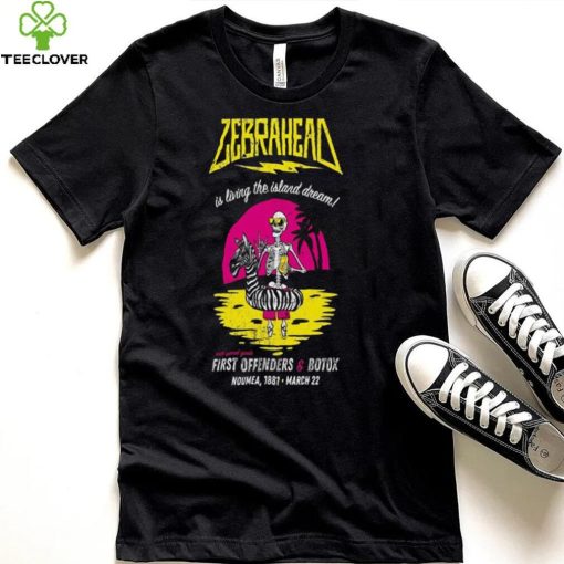 Zebrahead March 22 2024 Noumea New Caledonia Poster shirt