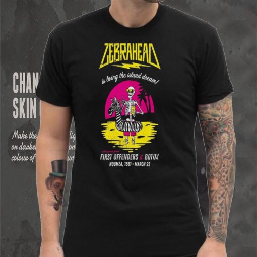 Zebrahead March 22 2024 Noumea New Caledonia Poster shirt