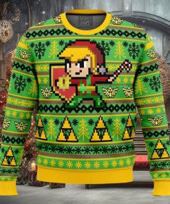 Zelda Holiday Link Ugly Christmas Sweater