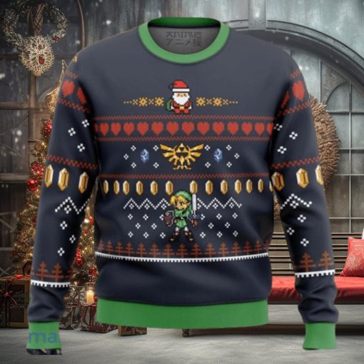 Zelda Santa Link  Ugly Christmas Sweater For Men Women