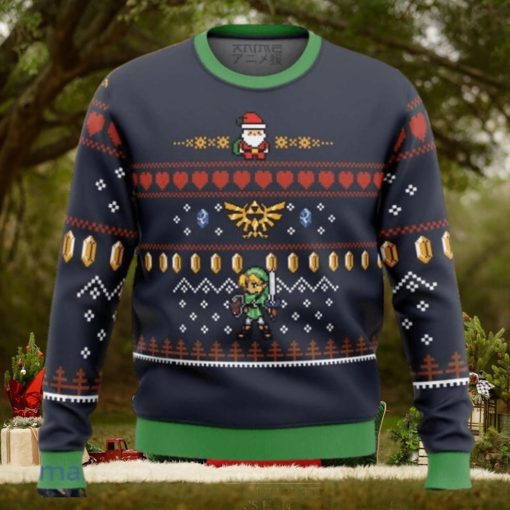 Zelda Santa Link  Ugly Christmas Sweater For Men Women