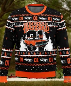 Zero One The Duke of Hazzard 3D Ugly Christmas Sweater Christmas Gift Ideas Party Gift
