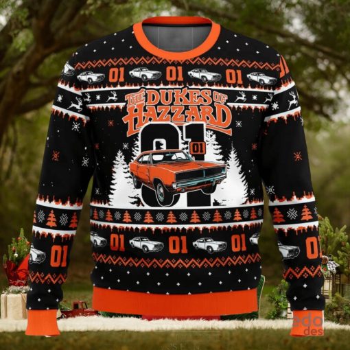 Zero One The Duke of Hazzard 3D Ugly Christmas Sweater Christmas Gift Ideas Party Gift