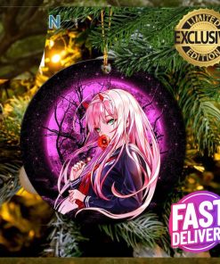 Zero Two Moonlight 2023 Holiday Gifts Custom Name Christmas Ornament