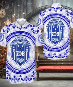 Zeta Phi Beta Floral Pattern Hawaiian Shirt For Men And Women