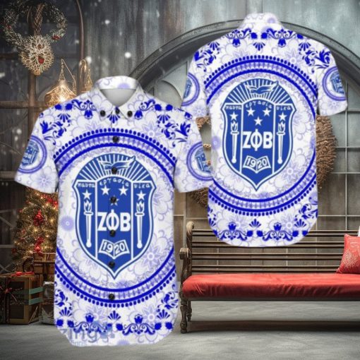 Zeta Phi Beta Floral Pattern Hawaiian Shirt For Men And Women