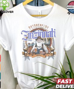 Zinzinnati Vintage Barrel Seal Oktoberfest Cincinnati T shirt