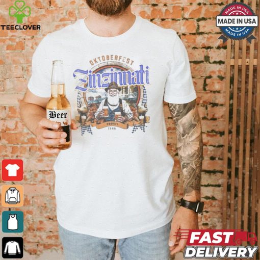 Zinzinnati Vintage Barrel Seal Oktoberfest Cincinnati T shirt