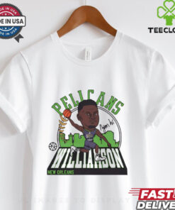 Zion Williamson New Orleans Pelicans caricature signature shirt