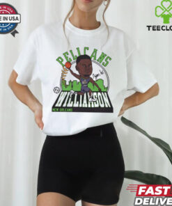 Zion Williamson New Orleans Pelicans caricature signature shirt