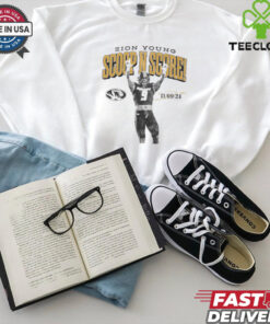 Zion Young Missouri Tigers Scoop N Score 11 09 24 Graphic t shirt