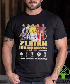 Zlatan Ibrahimovic 1999 – 2023 Thank You For The Memories T Shirt