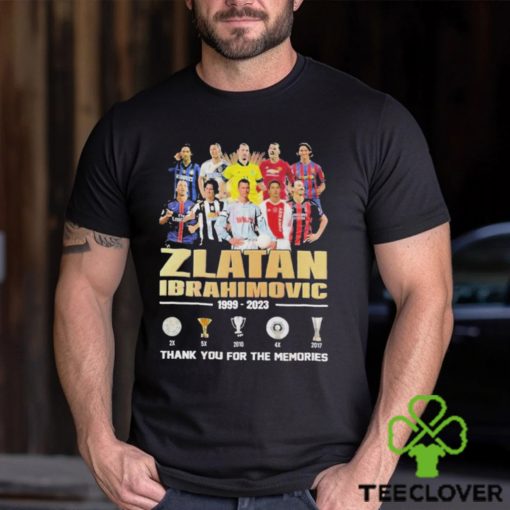 Zlatan Ibrahimovic 1999 – 2023 Thank You For The Memories T Shirt