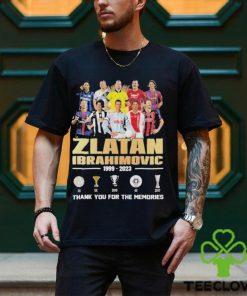 Zlatan Ibrahimovic 1999 – 2023 Thank You For The Memories T Shirt