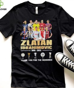 Zlatan Ibrahimovic 1999 – 2023 Thank You For The Memories T Shirt