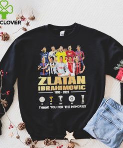 Zlatan Ibrahimovic 1999 – 2023 Thank You For The Memories T Shirt