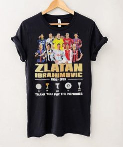 Zlatan Ibrahimovic 1999 – 2023 Thank You For The Memories T Shirt