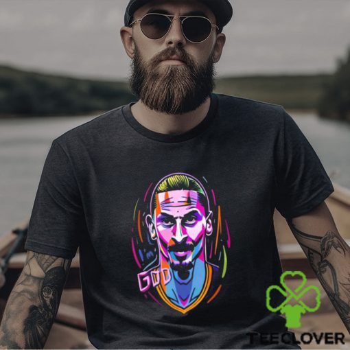 Zlatan The God Popart Caricature Zlatan Ibrahimovic Long Sleeves T Shirt