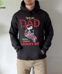 Snoopy Thank You Dad Thinking Of You On Father’s Day hoodie, sweater, longsleeve, shirt v-neck, t-shirt