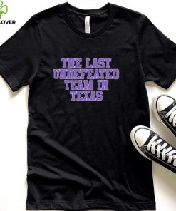 TCU Horned Frogs Football Undefeated Team In Texas Shirt2