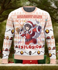 God’s Blessing on this World Explosion KonoSuba Ugly Christmas Sweater