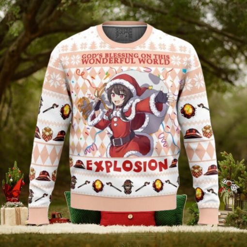 God’s Blessing on this World Explosion KonoSuba Ugly Christmas Sweater